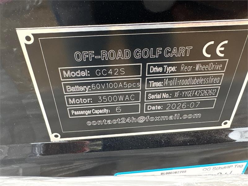 SDLOOL SL-GC42S Electric Off-Road Golf Cart (Unuse Carros de golfe