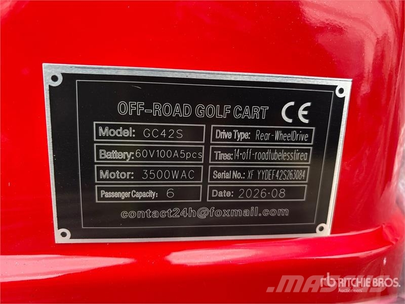 SDLOOL SL-GC42S Electric Off-Road Golf Cart (Unuse Golfkarren / golf carts