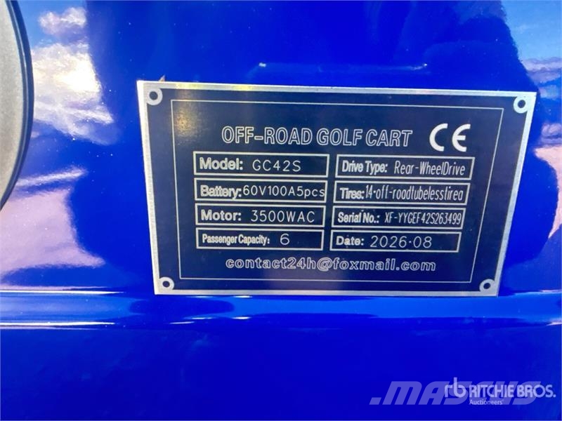 SDLOOL SL-GC42S Electric Off-Road Golf Cart (Unuse Golfkarretjes / golf carts