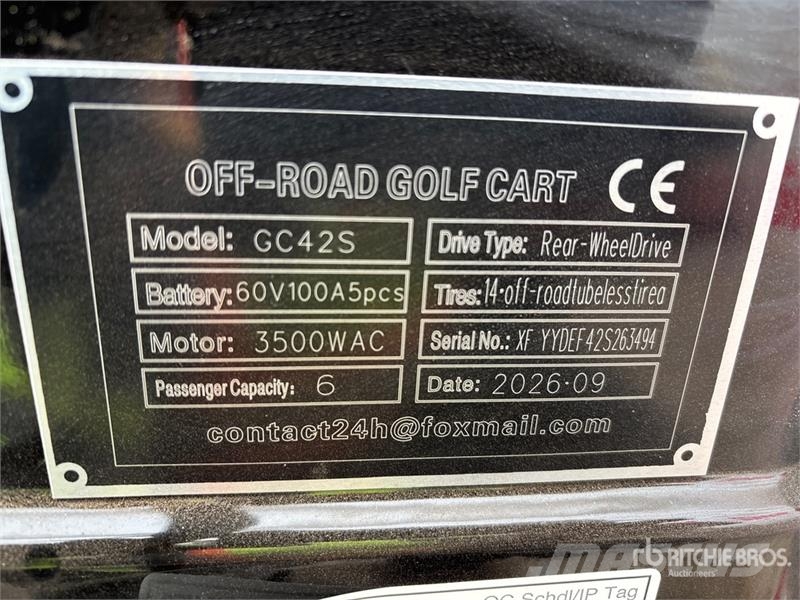 SDLOOL SL-GC42S Electric Off-Road Golf Cart (Unuse عربات الجولف