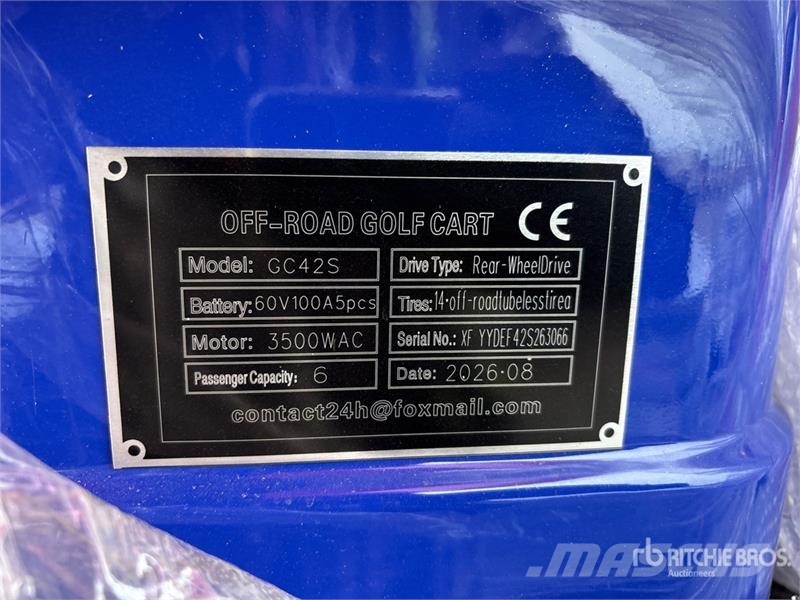 SDLOOL SL-GC42S Electric Off-Road Golf Cart (Unuse Golfkarren / golf carts