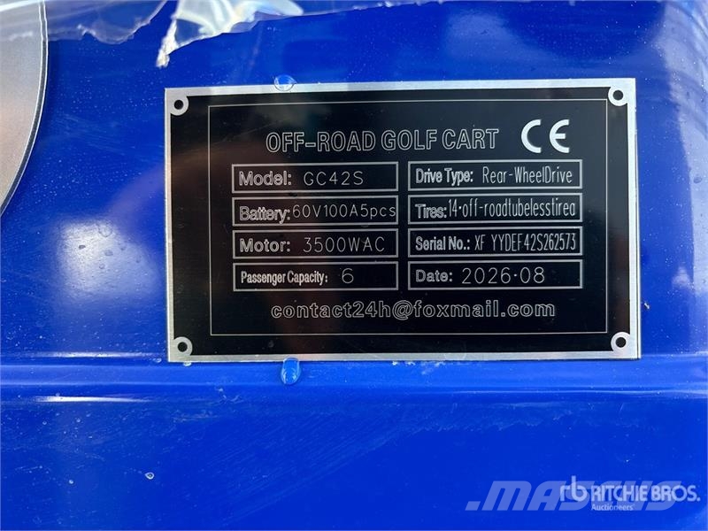 SDLOOL SL-GC42S Electric Off-Road Golf Cart (Unuse Golfkarretjes / golf carts