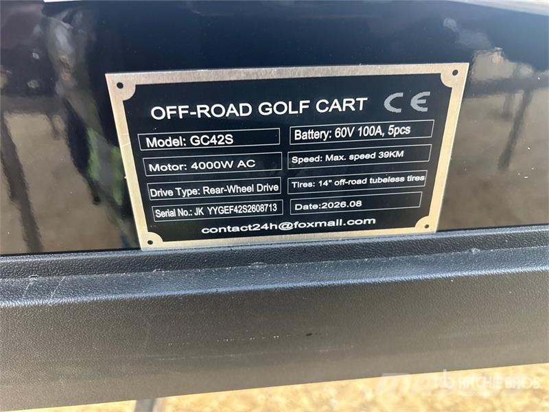 SDLOOL SL-GC42S Electric Off-Road Golf Cart (Unuse Golfkarren / golf carts
