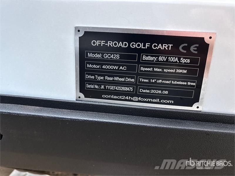  SDLOOL SL-GC42S Electric Off-Road Golf Cart (Unuse Golfkarretjes / golf carts