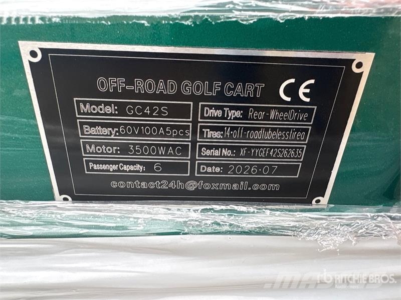 SDLOOL SL-GC42S Electric Off-Road Golf Cart (Unuse Carros de golfe