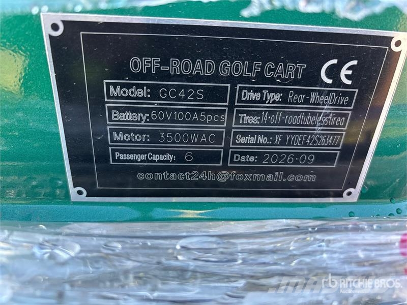 SDLOOL SL-GC42S Electric Off-Road Golf Cart (Unuse عربات الجولف
