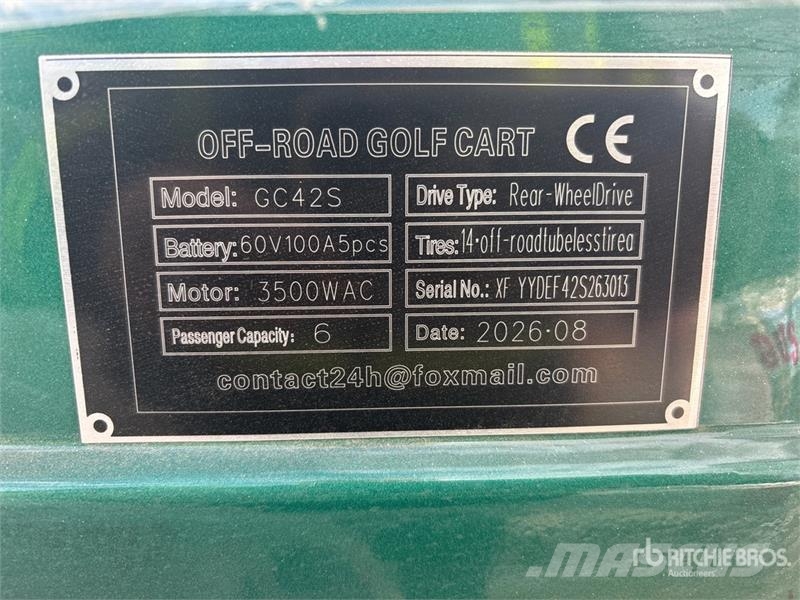 SDLOOL SL-GC42S Electric Off-Road Golf Cart (Unuse Golfkocsik