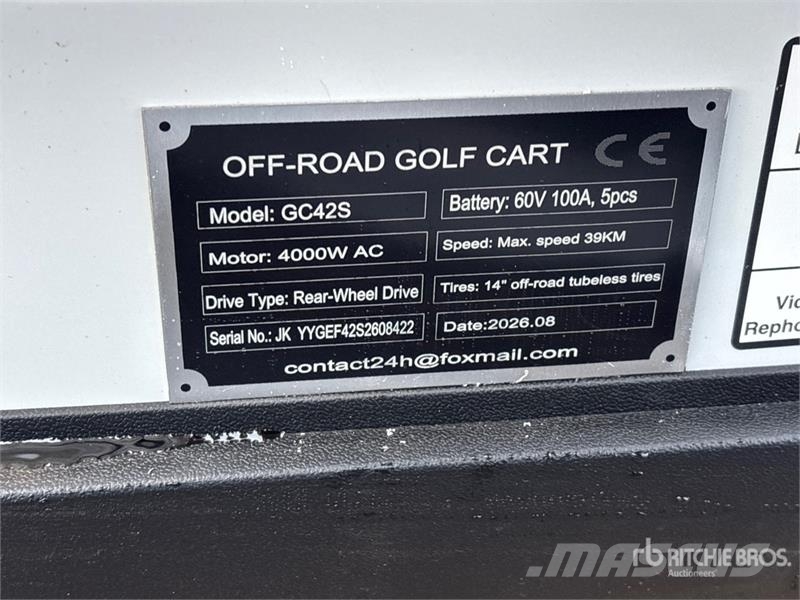 SDLOOL SL-GC42S Electric Off-Road Golf Cart (Unuse Golfkarretjes / golf carts