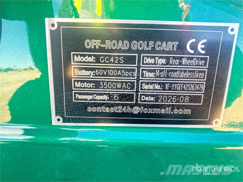 SDLOOL SL-GC42S Electric Off-Road Golf Cart (Unuse Golfkarretjes / golf carts