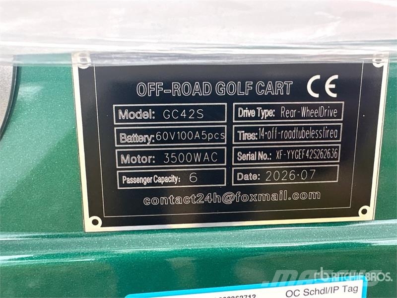 SDLOOL SL-GC42S Electric Off-Road Golf Cart (Unuse Carros de golfe