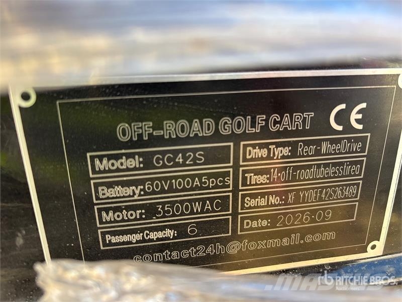 SDLOOL SL-GC42S Electric Off-Road Golf Cart (Unuse Golfkarren / golf carts