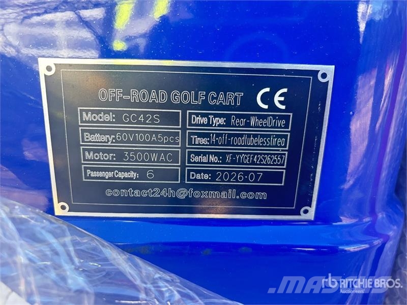 SDLOOL SL-GC42S Electric Off-Road Golf Cart (Unuse Golfkarretjes / golf carts
