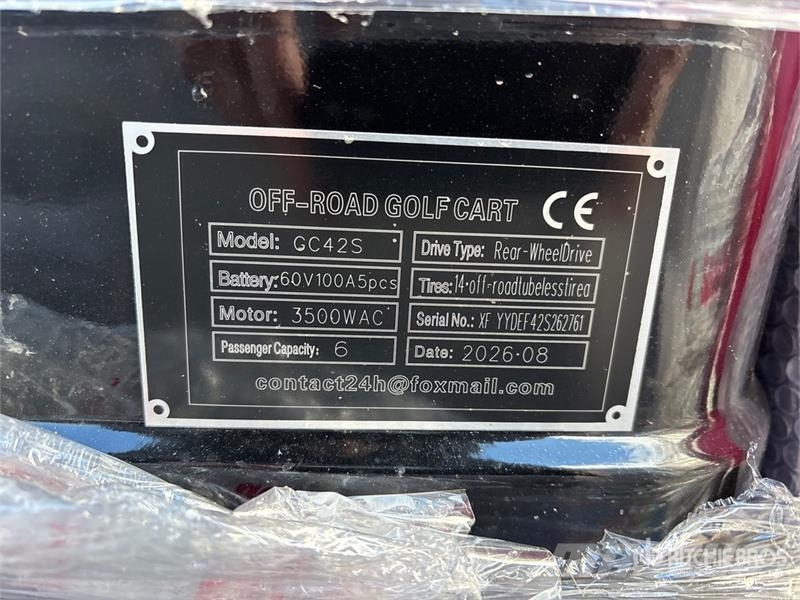SDLOOL SL-GC42S Electric Off-Road Golf Cart (Unuse Golfkarretjes / golf carts