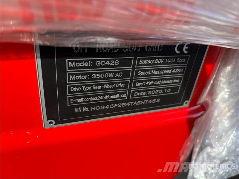  SDLOOL SL-GC42S Electric Off-Road Golf Cart (Unuse عربات الجولف