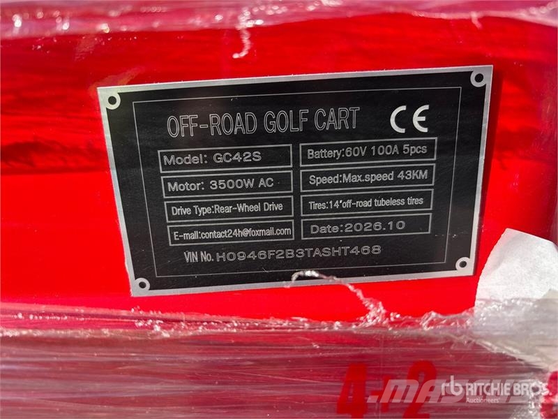  SDLOOL SL-GC42S Electric Off-Road Golf Cart (Unuse عربات الجولف