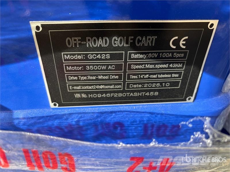  SDLOOL SL-GC42S Electric Off-Road Golf Cart (Unuse عربات الجولف