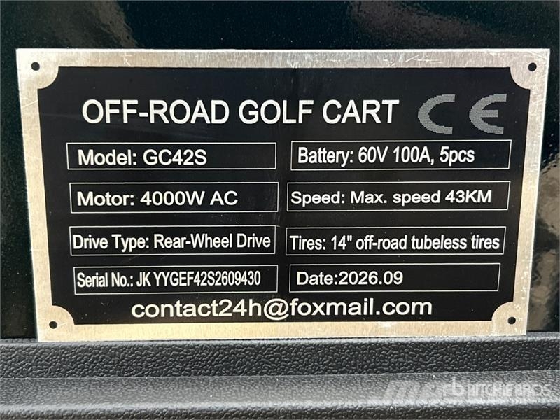 SDLOOL SL-GC42S Electric Off-Road Golf Cart (Unuse Колички за голф