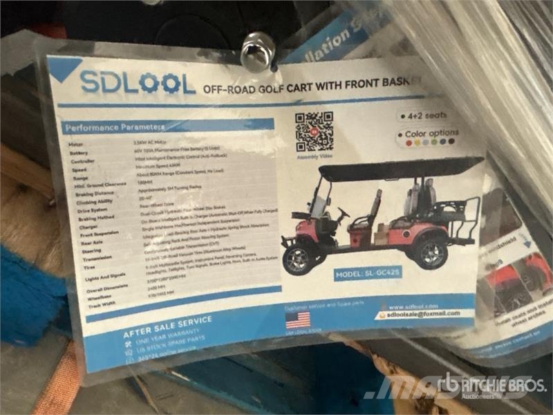  SDLOOL SL-GC42S Electric Off-Road Golf Cart (Unuse عربات الجولف