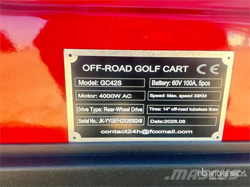 SDLOOL SL-GC42S Electric Off-Road Golf Cart (Unuse Golf vozila