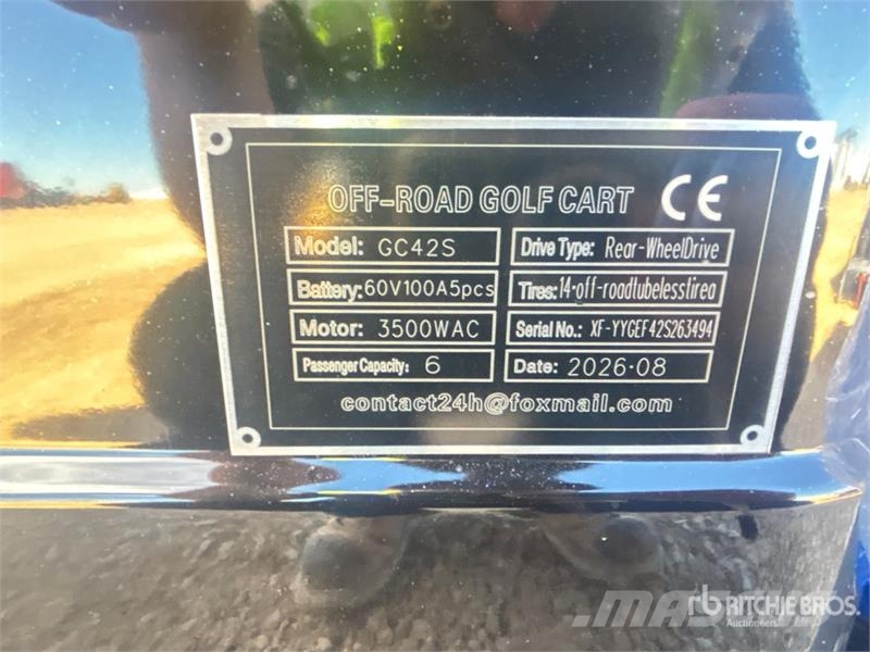  SDLOOL SL-GC42S Electric Off-Road Golf Cart (Unuse Golfkarretjes / golf carts