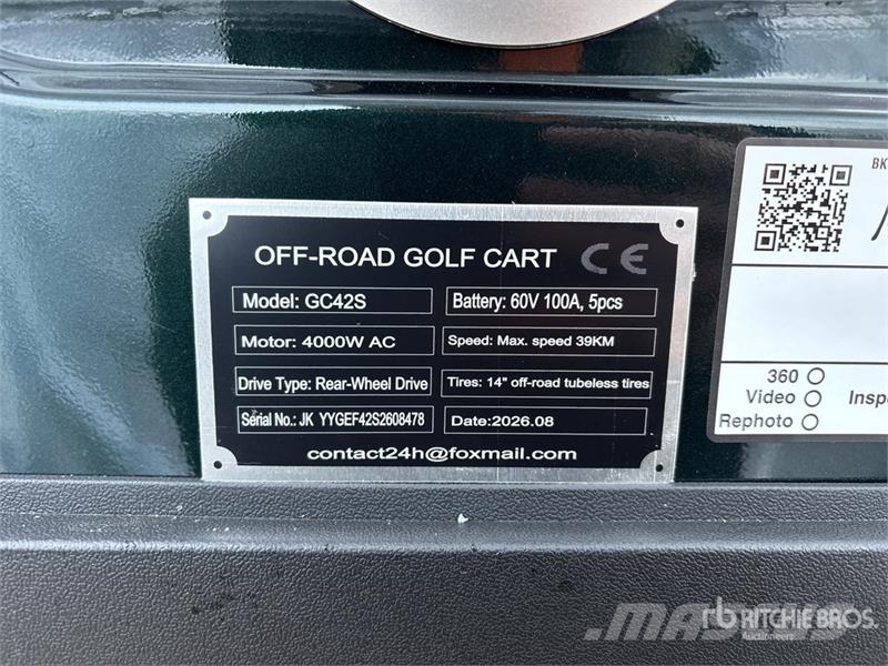 SDLOOL SL-GC42S Electric Off-Road Golf Cart (Unuse Golfkarretjes / golf carts