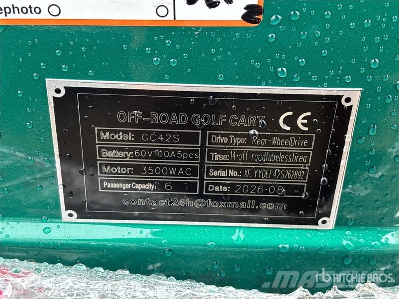 SDLOOL SL-GC42S Electric Off-Road Golf Cart (Unuse Golfkarretjes / golf carts