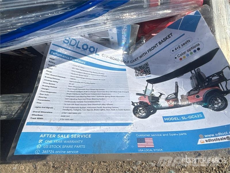  SDLOOL SL-GC42S Electric Off-Road Golf Cart (Unuse Golfkarretjes / golf carts