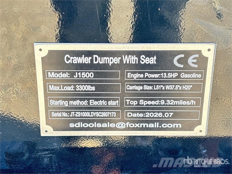 SDLOOL SL-J1500 Mini Crawler Dumper (Unused) Site dumpers