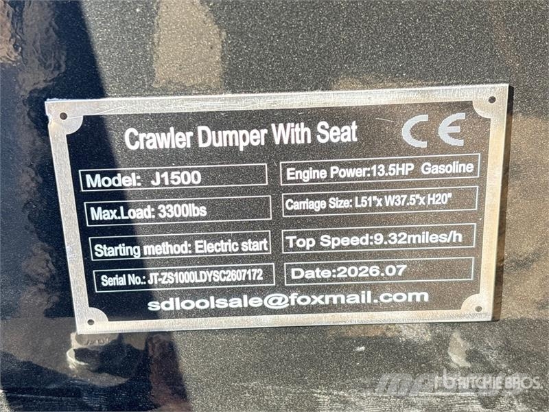  SDLOOL SL-J1500 Mini Crawler Dumper (Unused) Site dumpers