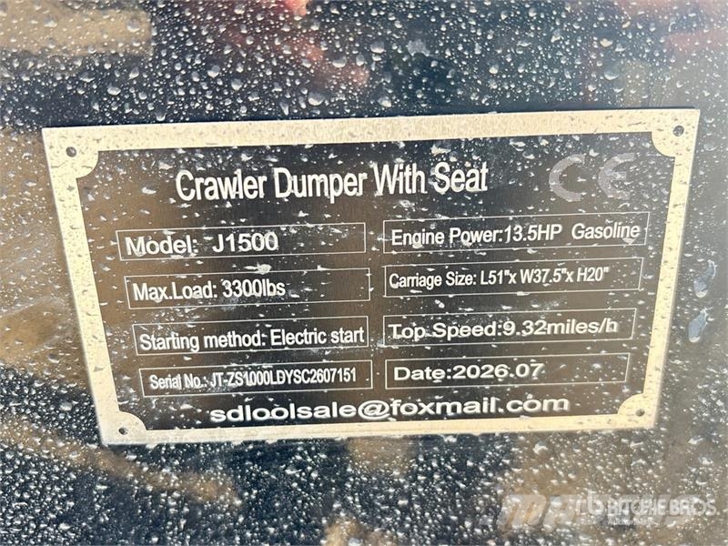 SDLOOL SL-J1500 Mini Crawler Dumper (Unused) Site dumpers