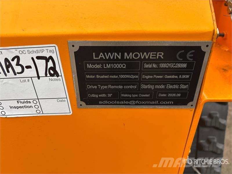  SDLOOL SL-LM1000Q Remote Control Lawn Mower (Unuse ركوب الحشائش