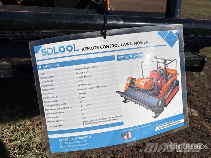  SDLOOL SL-LM1000Q Remote Control, Tracks Lawn Mowe 乗用・自走モア/芝刈り機