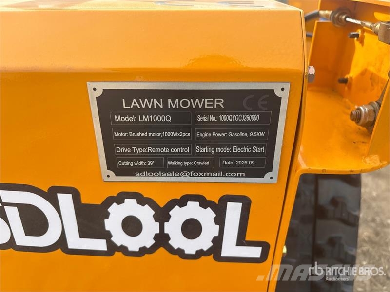  SDLOOL SL-LM1000Q Remote Control Lawn Mower (Unuse ركوب الحشائش