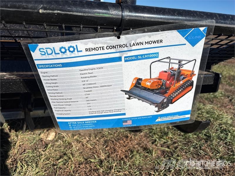  SDLOOL SL-LM1000Q Remote Control , Tracks Lawn Mow 乗用・自走モア/芝刈り機