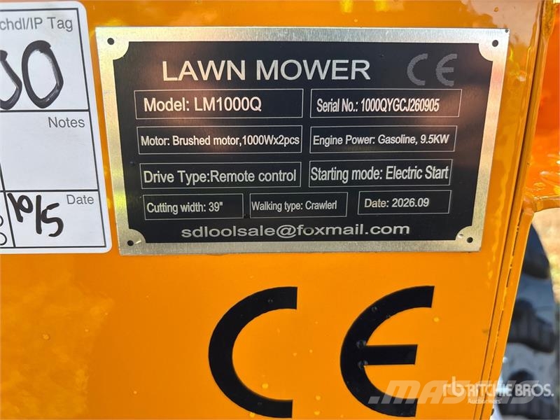  SDLOOL SL-LM1000Q Remote Control, Tracks Lawn Mowe 乗用・自走モア/芝刈り機