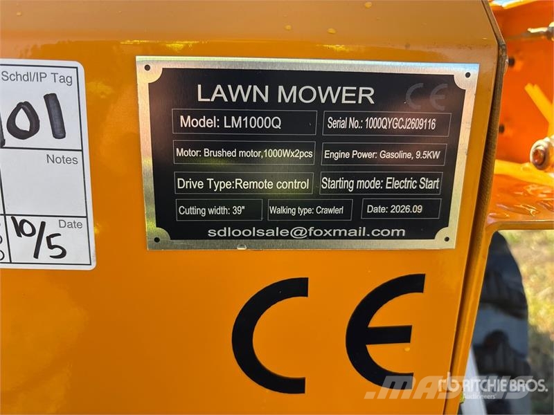  SDLOOL SL-LM1000Q Remote Control, Tracks Lawn Mowe 乗用・自走モア/芝刈り機