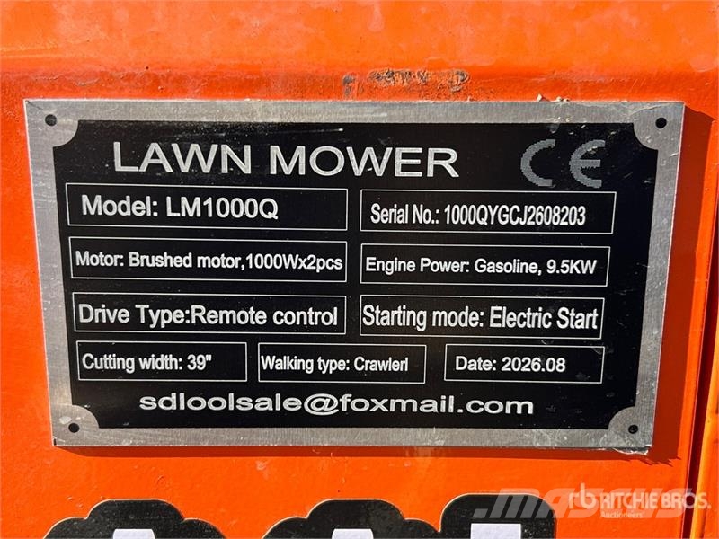 SDLOOL SL-LM1000Q Remote Control Lawn Mower (Unuse ركوب الحشائش