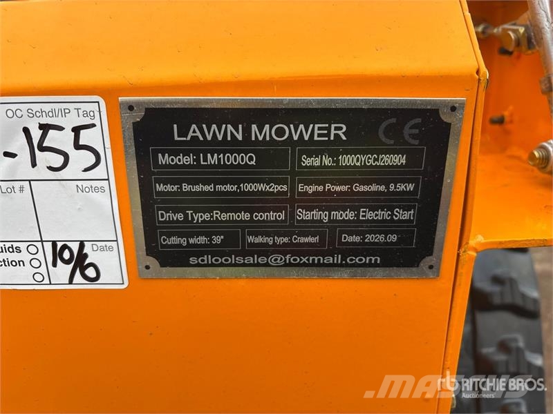  SDLOOL SL-LM1000Q Remote Control Lawn Mower (Unuse ركوب الحشائش