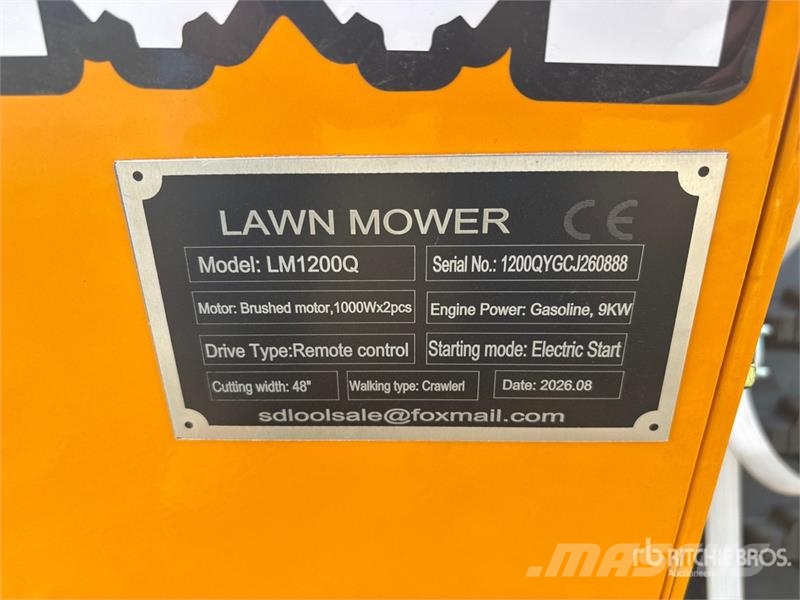  SDLOOL SL-LM1200Q Remote Control Lawn Mower (Unuse ركوب الحشائش