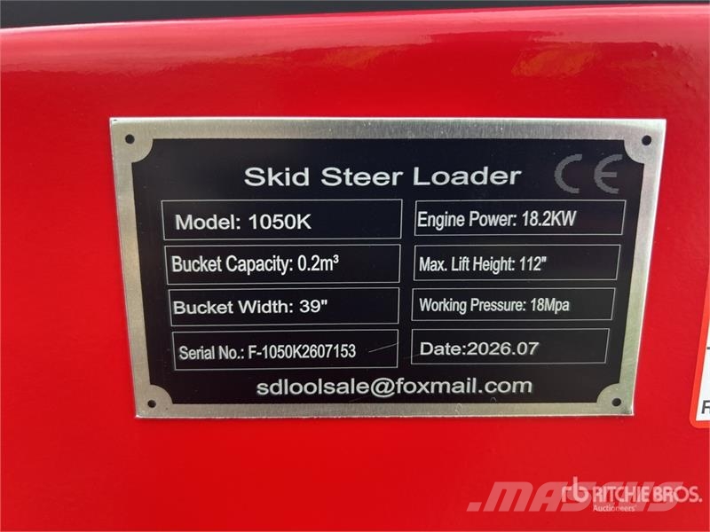  SDLOOL SL-V1000 Mini Compact Track Loader (Unused) Skid steer loaders