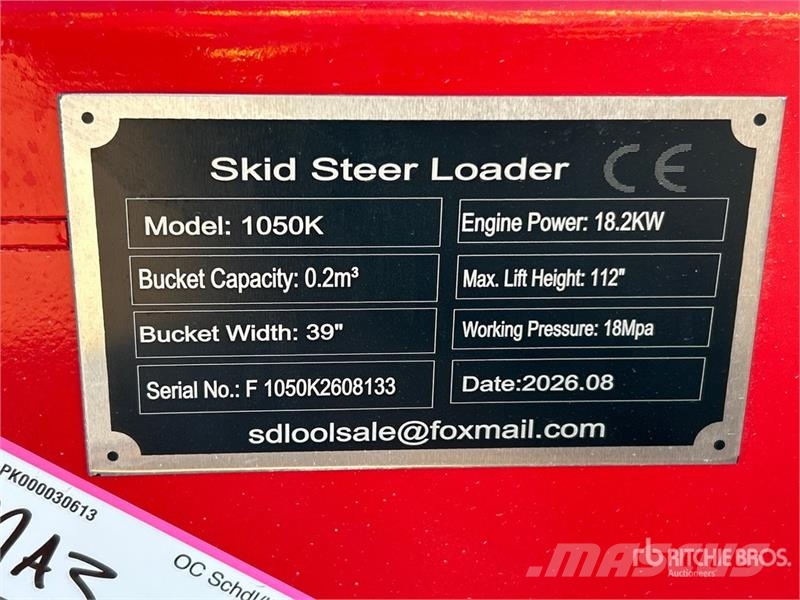  SDLOOL SL-V1000 Mini Compact Track Loader (Unused) لوادر انزلاقية التوجيه