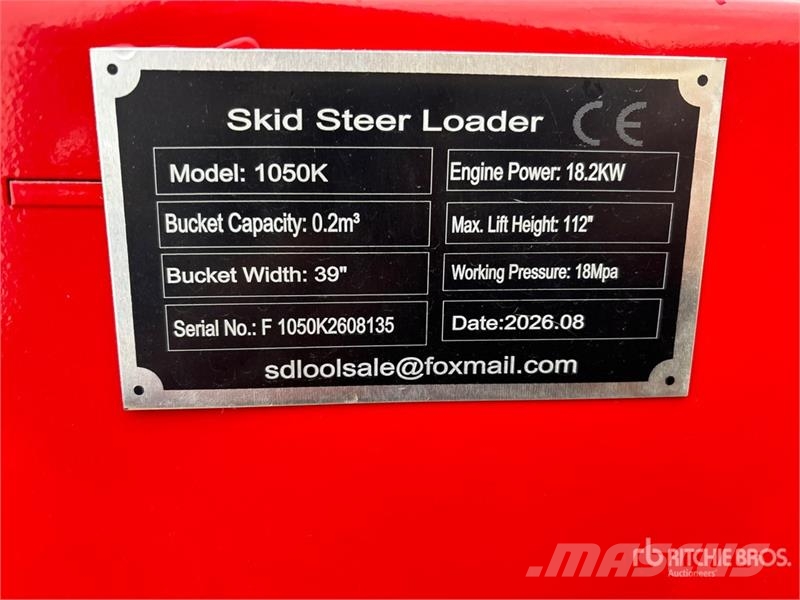  SDLOOL SL-V1000 Mini Compact Track Loader (Unused) لوادر انزلاقية التوجيه