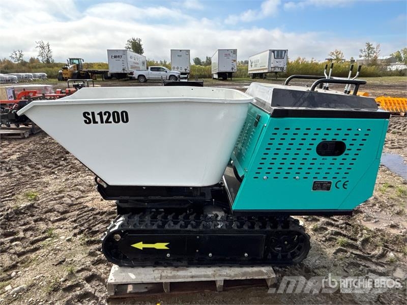 SDLOOL SL-XL1200 Stand-On Swivel Mini Crawler Dump Site dumpers