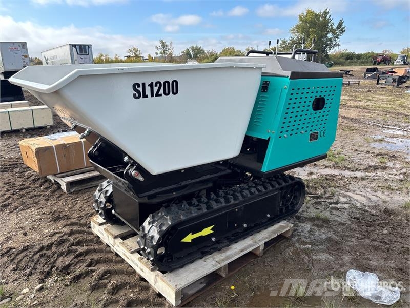 SDLOOL SL-XL1200 Stand-On Swivel Mini Crawler Dump Site dumpers