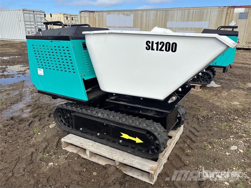 SDLOOL SL-XL1200 Stand-On Swivel Mini Crawler Dump Site dumpers