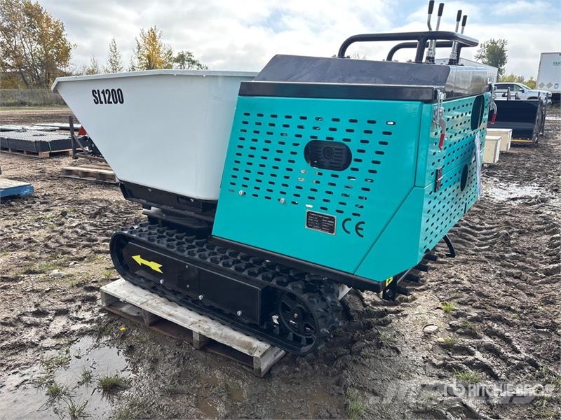 SDLOOL SL-XL1200 Stand-On Swivel Mini Crawler Dump Site dumpers