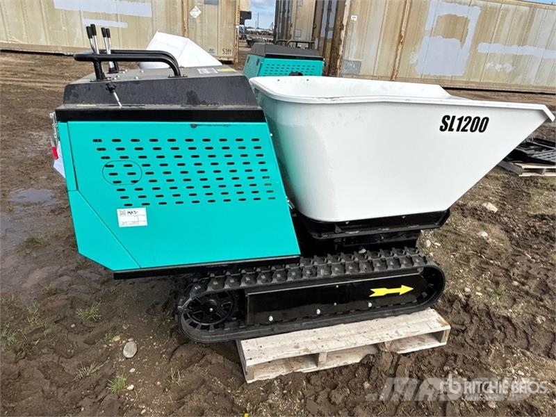 SDLOOL SL-XL1200 Stand-On Swivel Mini Crawler Dump Site dumpers