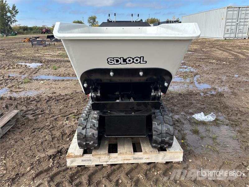 SDLOOL SL-XL1200 Stand-On Swivel Mini Crawler Dump Site dumpers