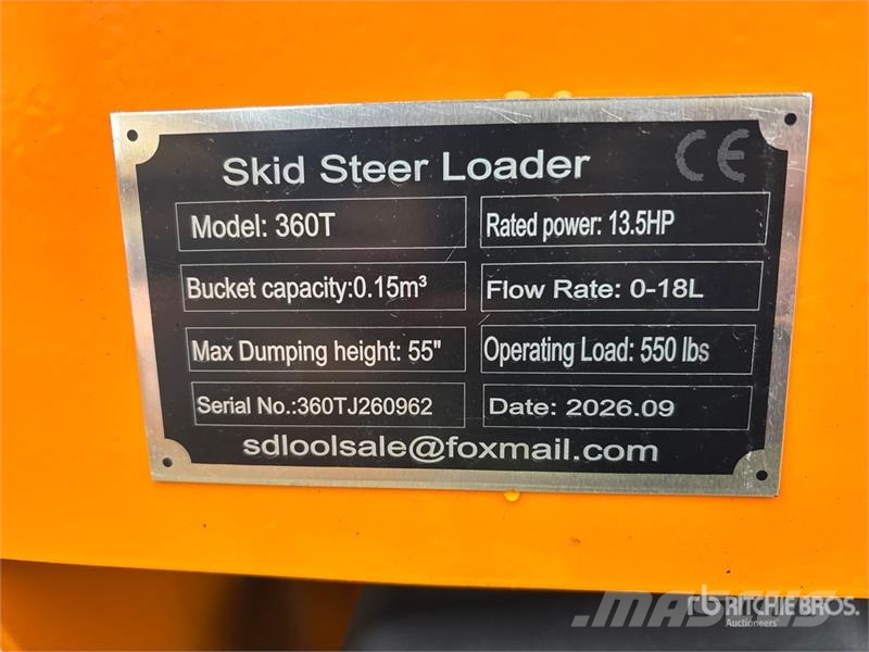 SDLOOL SL360T Minicarregadeiras