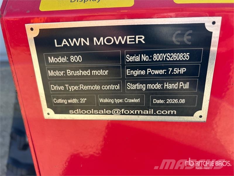 SDLOOL SL800 Remote Control Lawn Mower (Unused) ركوب الحشائش